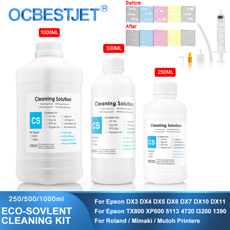 Print Head Cleaning Kit - Epson/Roland/Mimaki/Mutoh 1390 L800 L1800 DX5 DX7