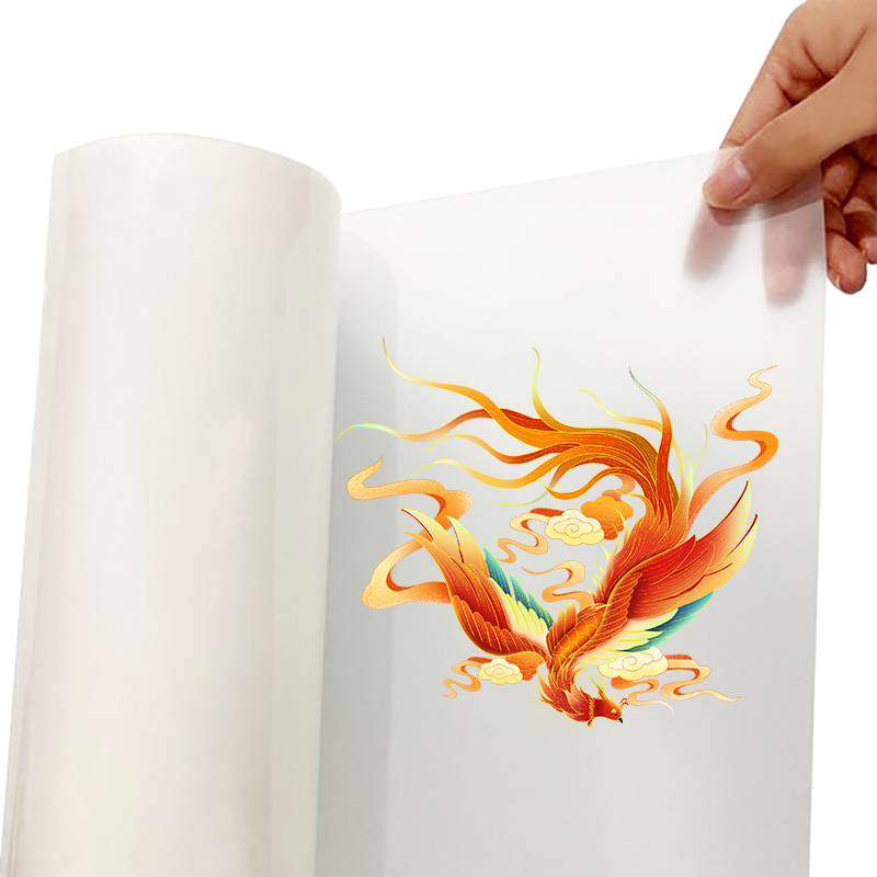 Dtf Hot Peel Film - 30cm×100m PET 롤투롤 UV DTF 전사