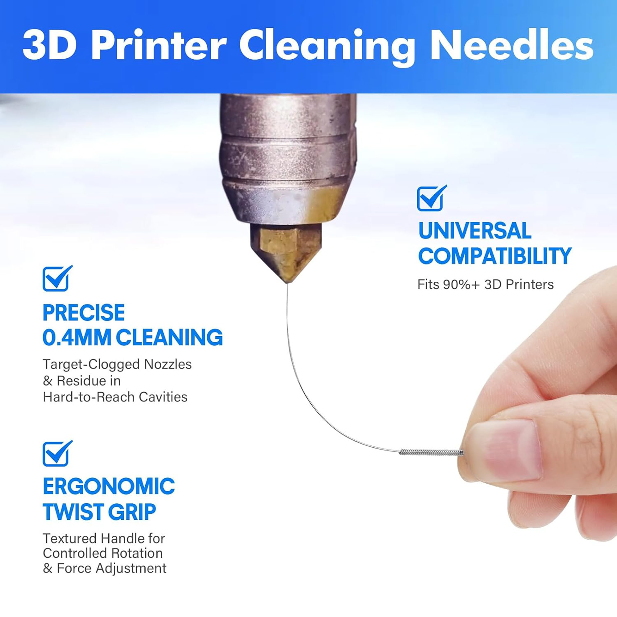 3D 프린터 청소 키트: 60개의 와이프, 노즐 니들, - Print Head Cleaning Kit 리뷰 및 가격