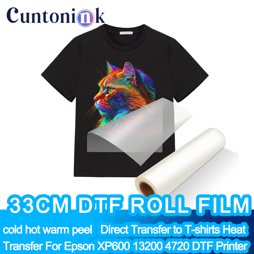 33cm DTF PET 필름 롤 티셔츠 열전달 DTF  - Dtf Hot Peel Film 리뷰 및 가격