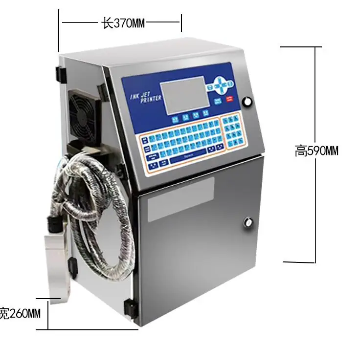 1-4줄 날짜 잉크젯 프린팅 기계 220V 유리/금속/ - Commercial Glass Printing 리뷰 및 가격